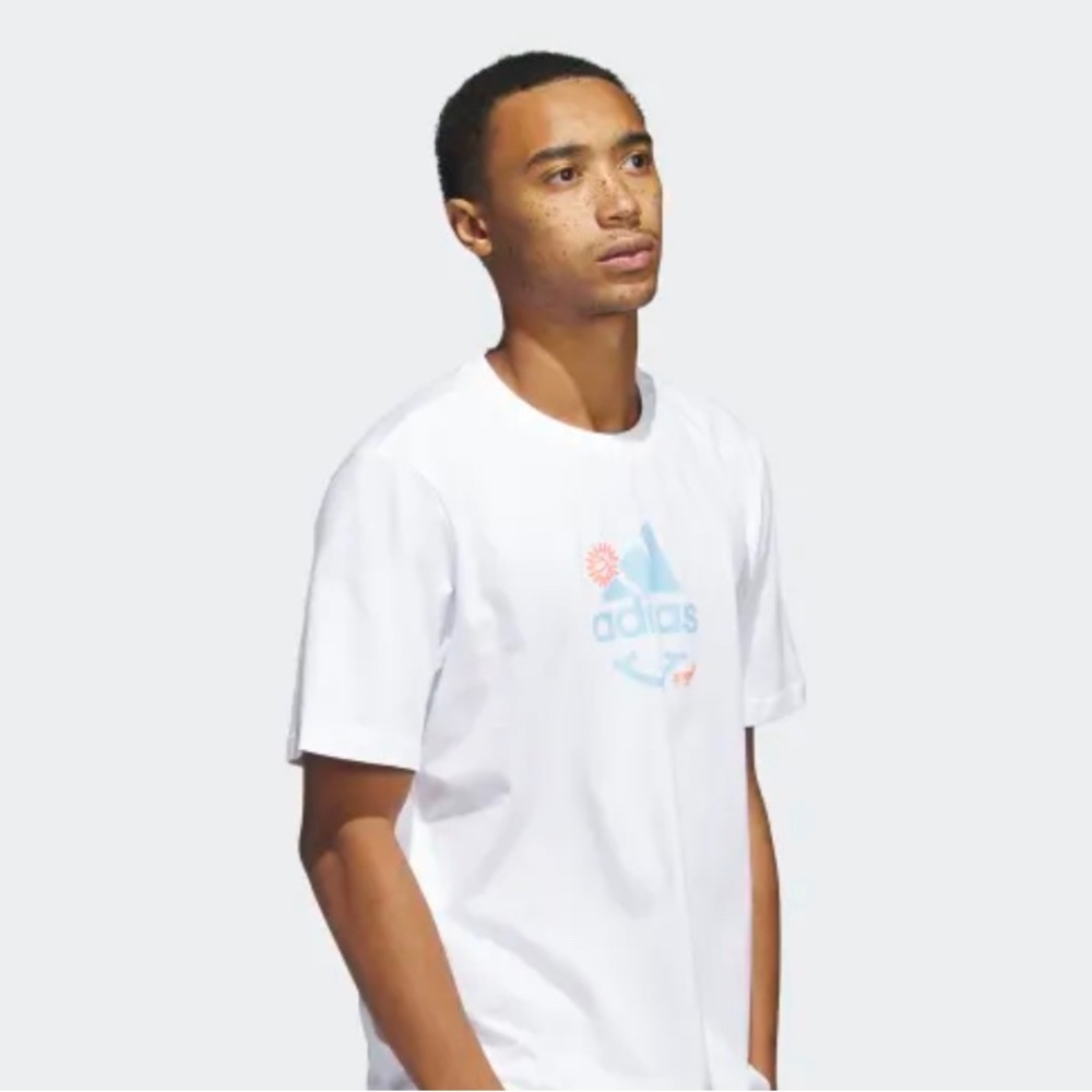 NWT  ADIDAS CHANGE THROUGH SPORTS GRAPHIC TEE